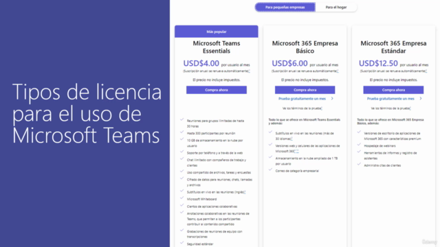 Aprende Microsoft Teams para uso empresarial – Screenshot 3