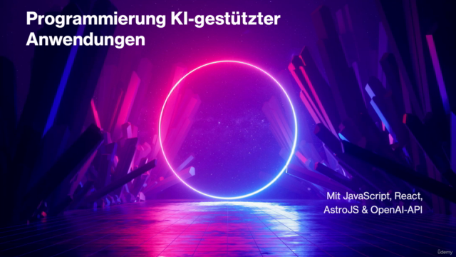 KI-gestützte Web-Apps mit JS und der OpenAI-API (ChatGPT) – Screenshot 1