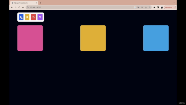 Animate Python Django Web Apps with GSAP – Screenshot 1