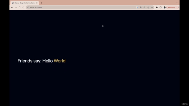 Animate Python Django Web Apps with GSAP – Screenshot 2