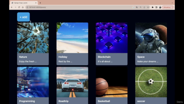 Animate Python Django Web Apps with GSAP – Screenshot 4