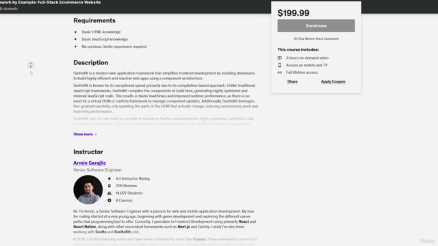 SvelteKit Framework by Example: Full-Stack Ecommerce Website – Screenshot 1