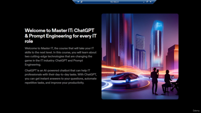 ChatGPT for IT Professionals. – Screenshot 1