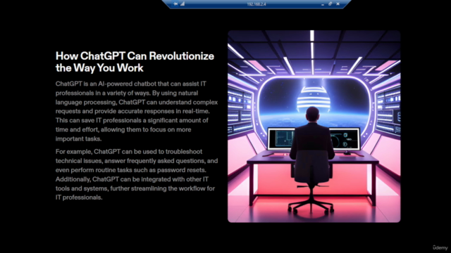ChatGPT for IT Professionals. – Screenshot 4