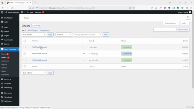 How to Build an Event Management Website with WordPress – Screenshot 4
