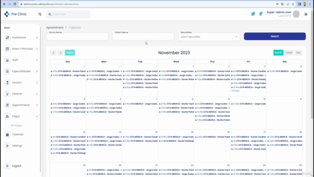 Crea tu sistema de citas médicas con LARAVEL 10 Y ANGULAR – Screenshot 3
