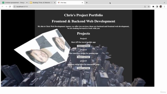 Building & Designing 3D Portfolio Website with Three JS - Screenshot_04