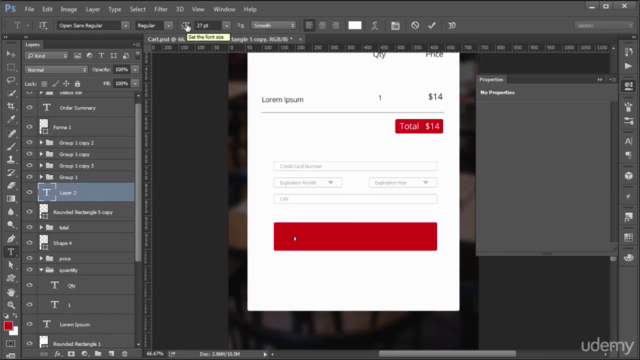 Learn UI/UX and Mobile App Design in Photoshop from Scratch – Screenshot 4