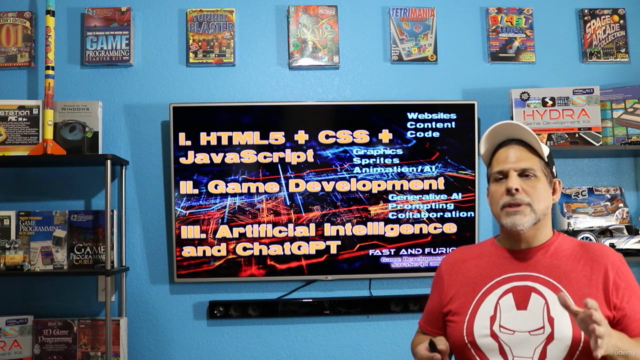 Fast and Furious Game Development with JavaScript and AI – Screenshot 1