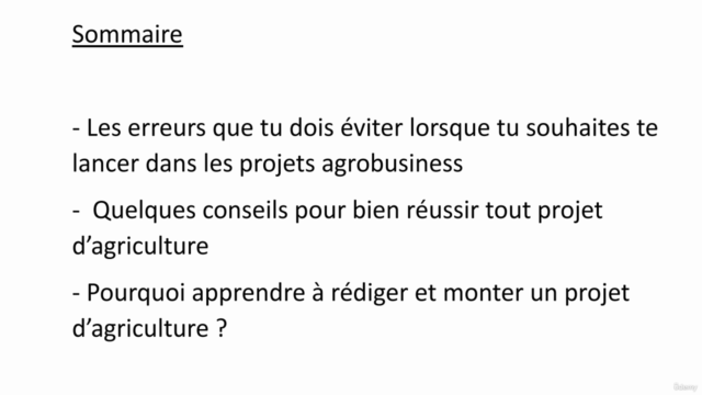 Comment Monter un Projet agricole avec succès – Screenshot 2