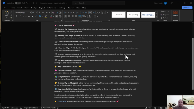 How to generate a manual of any kind with AI – Screenshot 2