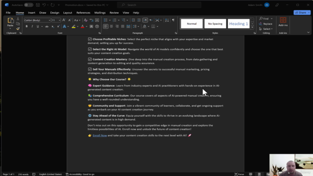 How to generate a manual of any kind with AI – Screenshot 4