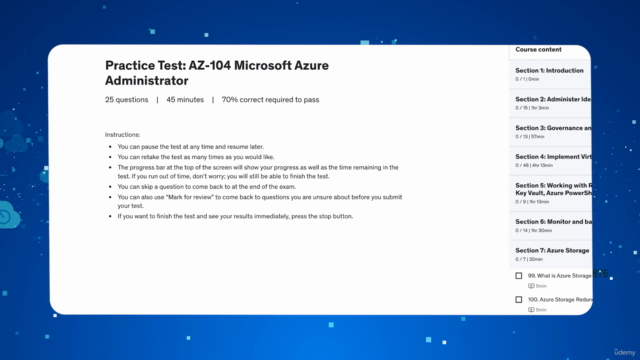 AZ-104 Microsoft Azure Administrator w/ AZ104 Practice Tests - Screenshot_03