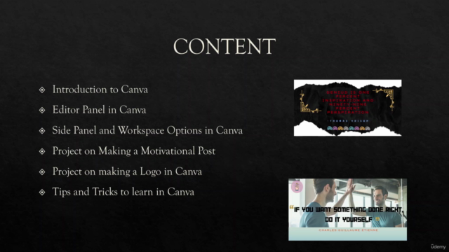 Canva for Graphics Design and Video Editing Masterclass – Screenshot 1