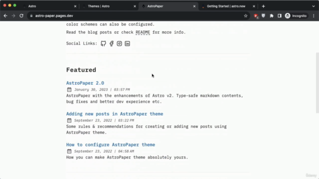 Build Fast High Performance Website in Astro and Javascript – Screenshot 4