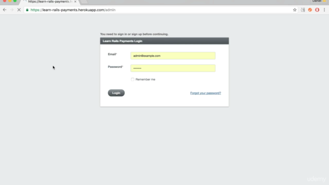 Learn Ruby on Rails: Stripe Payment Processing – Screenshot 4