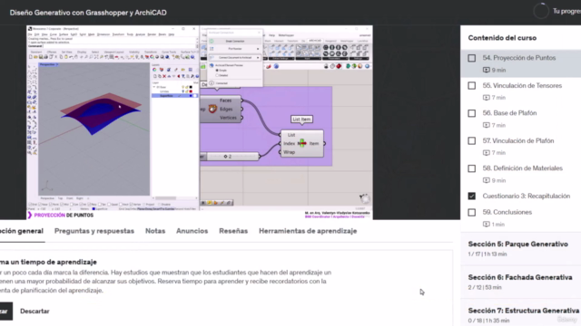 Diseño Generativo con Grasshopper y ArchiCAD – Screenshot 3