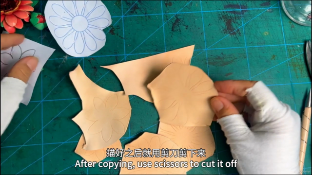 Leather making flowers-ZINNIA – Screenshot 1