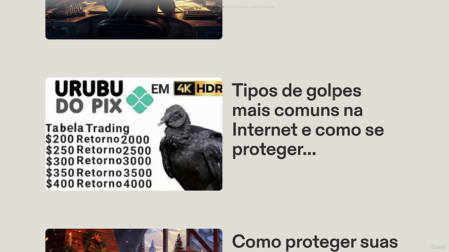 Defesa Digital: Aprenda reconhecer golpes e manter-se seguro – Screenshot 2