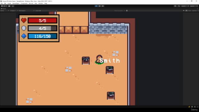 Learn how to create a 2D Action game with Unity – Screenshot 3