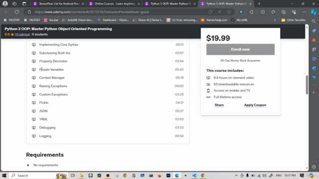 Python 3 OOP: Master Python Object Oriented Programming – Screenshot 4