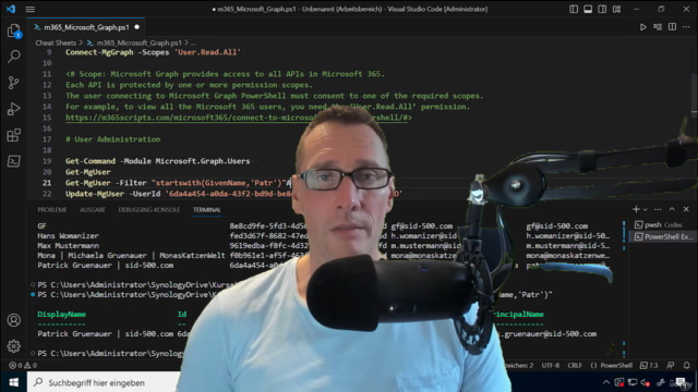 Microsoft Graph mit PowerShell 7 und Microsoft Office 365 – Screenshot 3