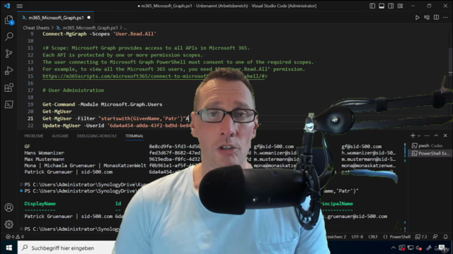 Microsoft Graph mit PowerShell 7 und Microsoft Office 365 – Screenshot 4