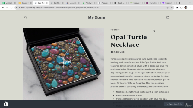 Sell Print on Demand Jewelry & Design Custom Product with AI – Screenshot 1