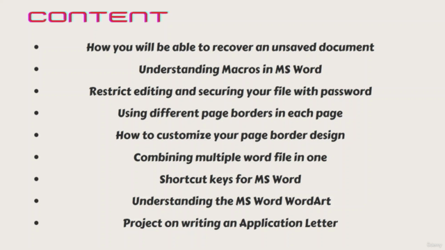 Advanced MS Word Course from Beginner to Expert - Screenshot_02