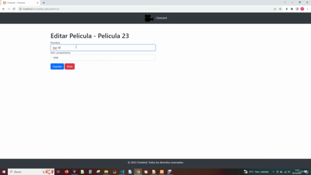 Patrón de diseño MVC (Modelo Vista Controlador) en PHP – Screenshot 2