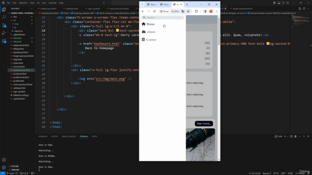 Sıfırdan Uygulamalı FrontEnd Eğitimi | Html TailwindCSS JS – Screenshot 2