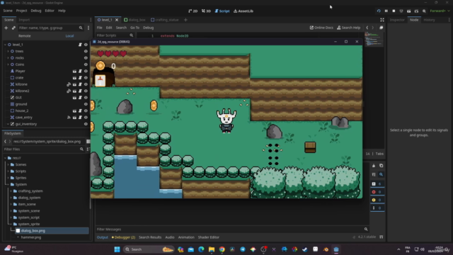 Create a 2D RPG and a 3D game in Godot 4.2 – Screenshot 2