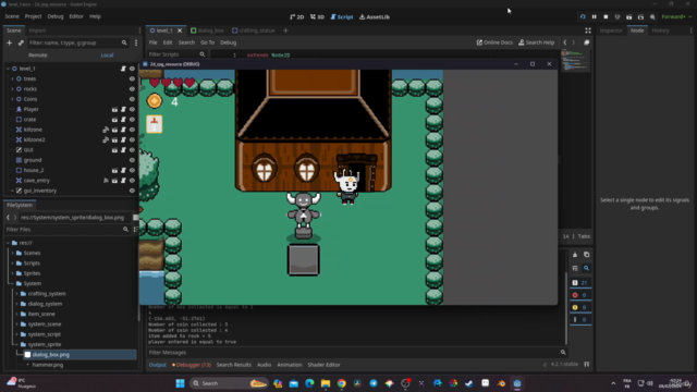Create a 2D RPG and a 3D game in Godot 4.2 – Screenshot 3
