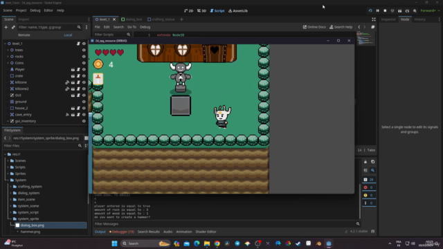 Create a 2D RPG and a 3D game in Godot 4.2 – Screenshot 4