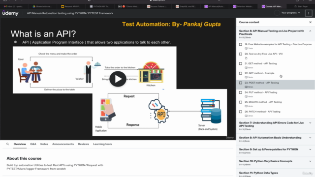 API Manual/Automation testing using PYTHON/ PYTEST Framework - Screenshot_01