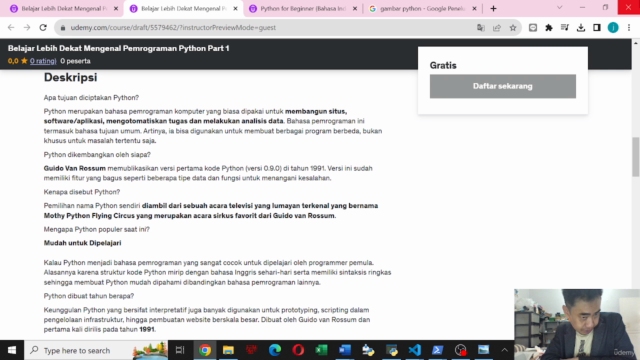 Belajar Lebih Dekat Mengenal Pemrograman Python Part 1 – Screenshot 2