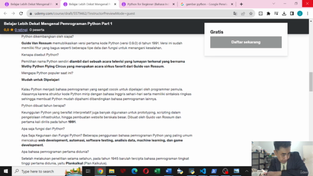 Belajar Lebih Dekat Mengenal Pemrograman Python Part 1 – Screenshot 3