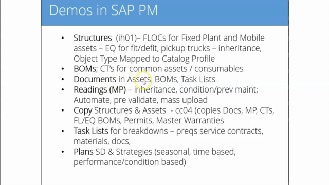 SAP PM / DMS Advanced Demonstration Overview – Screenshot 1