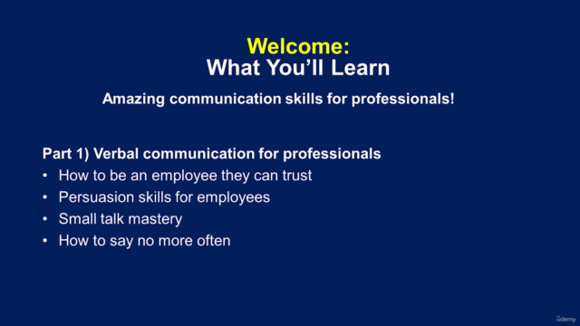 Amazing Communication Skills For Professionals – Screenshot 3