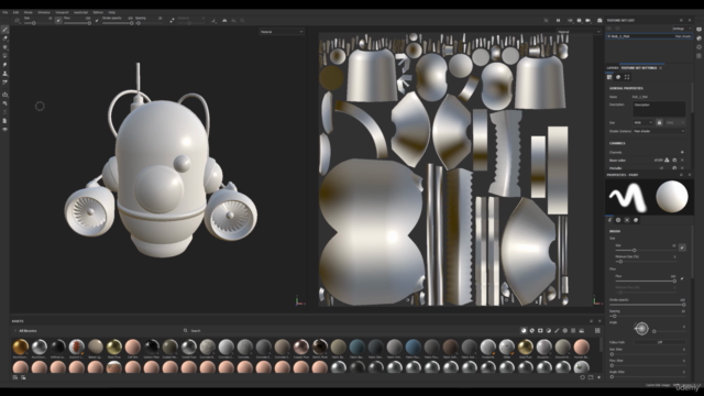 Introduction to 3D Texturing in Substance Painter – Screenshot 2