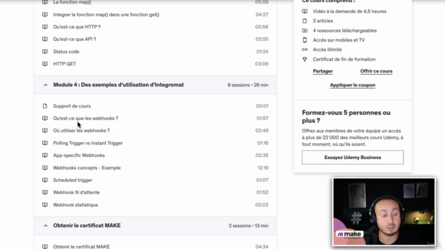 Formation Make (Integromat) : De Débutant à Expert 2025 – Screenshot 3