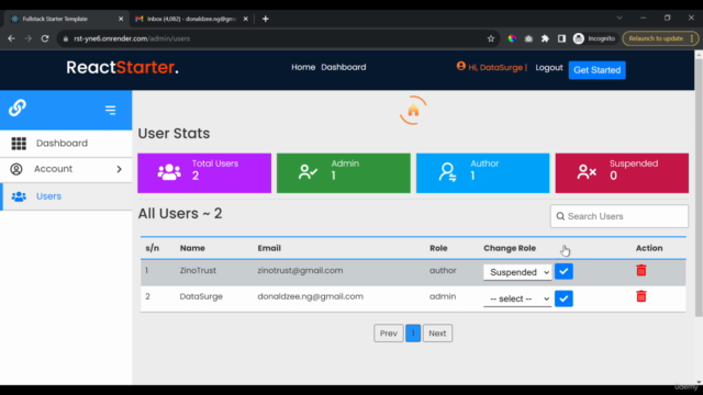 Ultimate Fullstack Template Course – Screenshot 3