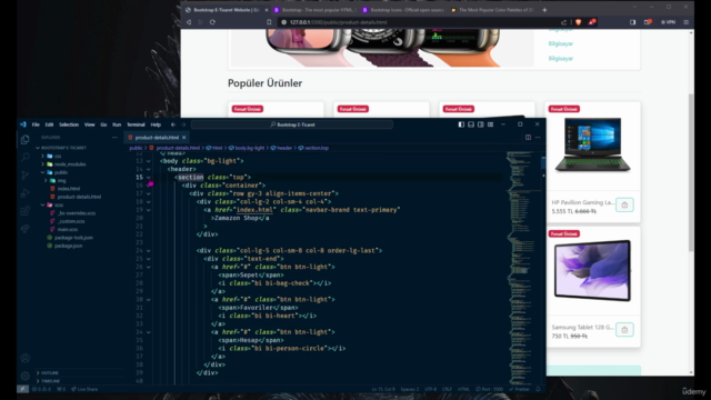 Sıfırdan Zirveye Web Tasarım | Komple Frontend Eğitimi – Screenshot 3