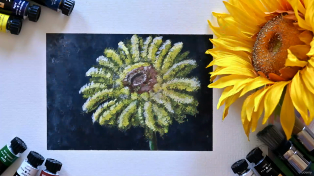 Painting the 4 seasons in Postcards with Gouache – Screenshot 1