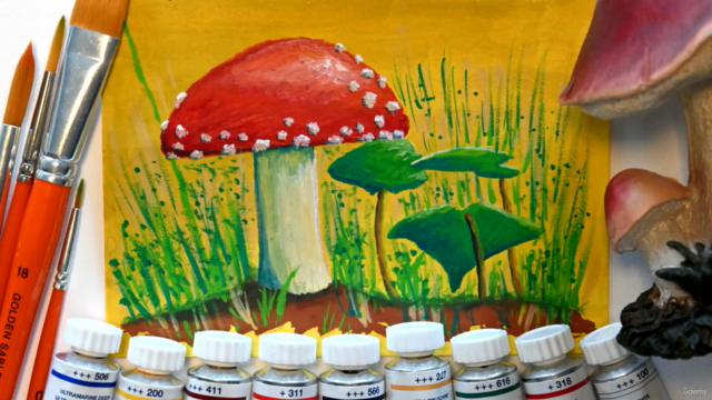 Painting the 4 seasons in Postcards with Gouache – Screenshot 2