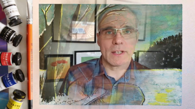 Painting the 4 seasons in Postcards with Gouache – Screenshot 3