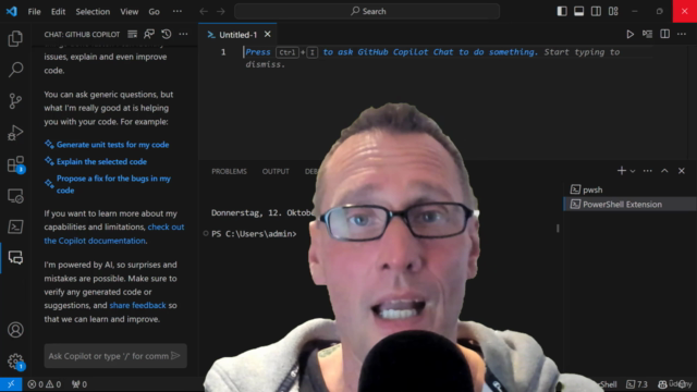Mastering PowerShell mit GitHub Copilot – Screenshot 2