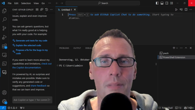 Mastering PowerShell mit GitHub Copilot – Screenshot 3