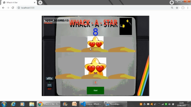 Short course on HTML5, CSS3 and Javascript in a game – Screenshot 1