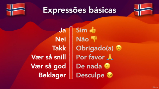 Norueguês "do zero" (em portugués) – Screenshot 1